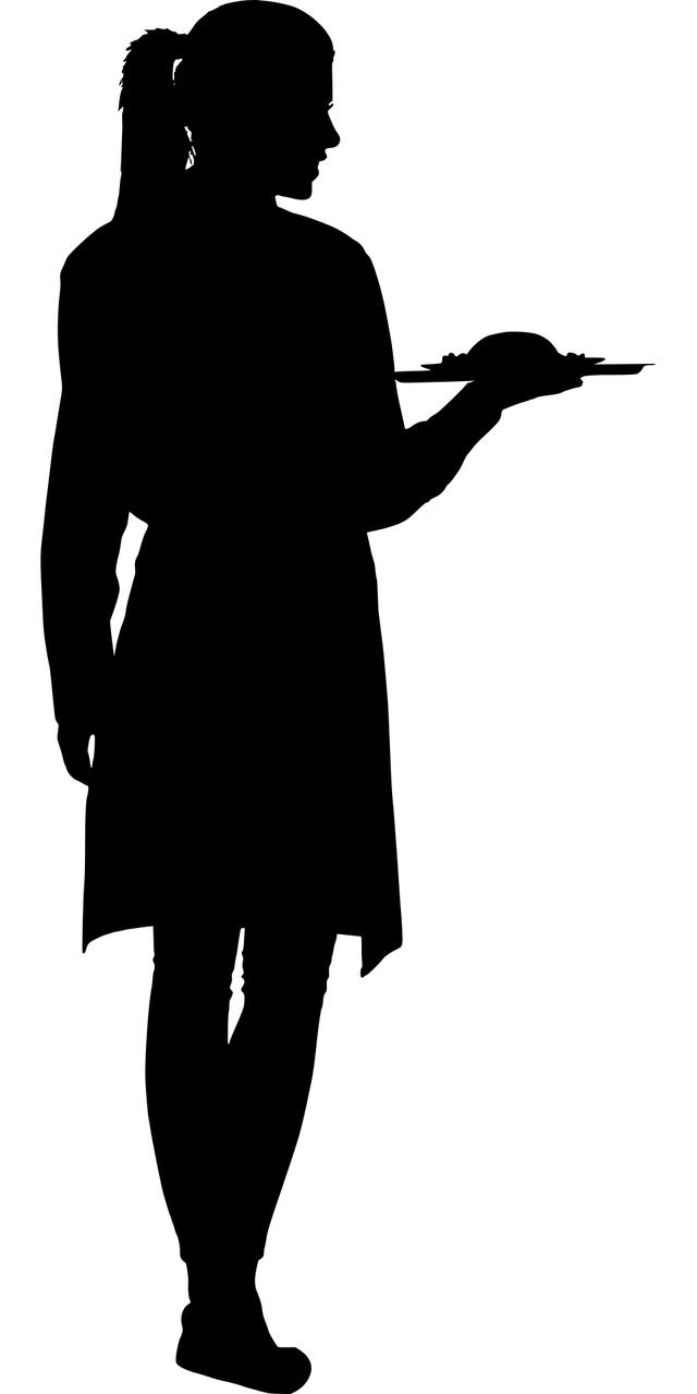 silhouette black